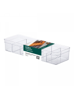 Organizador Diamond Longo Transparente para Gaveta | Divisórias | Paramount