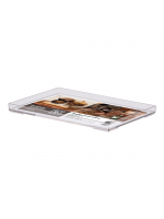 Bandeja Retangular Cristal Paramount 1639 | Organizadora Multiuso para Penteadeira e Café