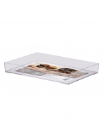 Bandeja Organizadora Retangular Cristal 34,5cm Luxxor Paramount | Decor e Servir