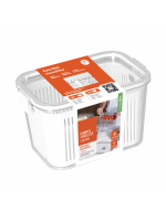 Pote Slim Organizador Multiuso 1,780ml Despensa/Geladeira Branco - Paramount