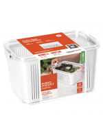 Pote Organizador Slim Multiuso 4,470ml Branco Paramount - Otimize Espaços