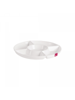 Petisqueira Redonda 5 Divisões Le Chef Paramount – Bandeja de Frios e Petiscos 28cm