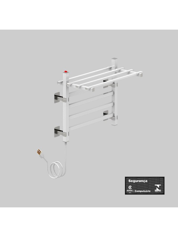 Aquecedor de Toalhas Térmico Raffinato Branco ou Preto