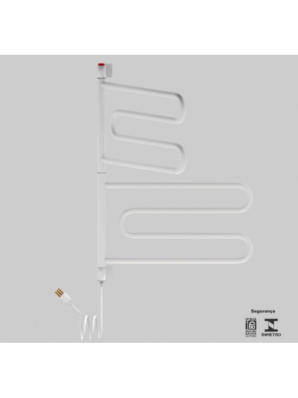 Aquecedor de Toalhas Térmico Nóbile Articulado Branco