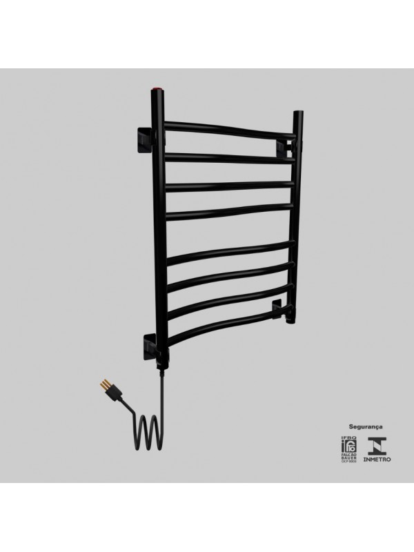 Aquecedor de Toalhas Térmico Ondata Preto