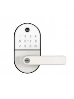 Fechadura Digital Yale Compact Branca | Biometria, Senha e Tag p/ Portas de 35 a 70mm