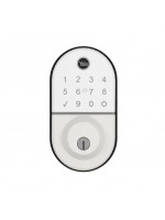 Fechadura Digital Yale Compact Rolete Branca Biometria Senha Tag Chave