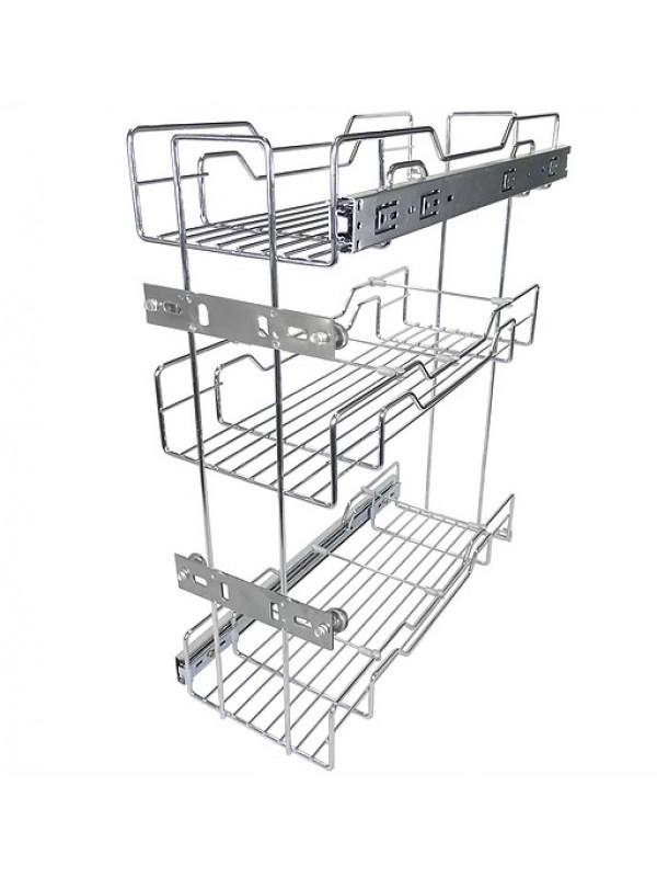 Porta Temperos Latas Óleo Deslizante Triplo 200 Jomer 8697