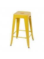 Banqueta Ferro Aço Iron Tolix Baixa Or Design 6607