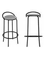 Banqueta Cozinha Epoxi Redonda Econômica Alta 75cm - Flape - 1 Unidade