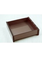 Bandeja Quadrada em Acrílico Chocolate