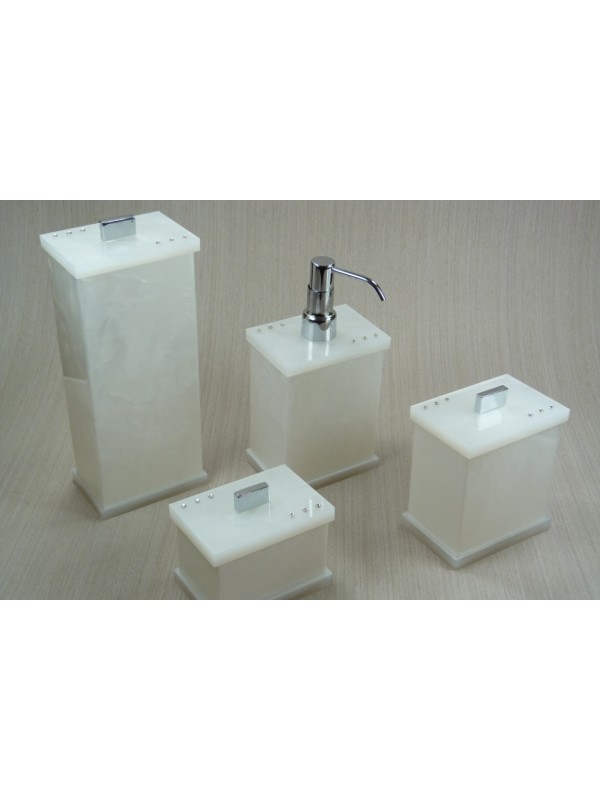 Kit Potes ESTILO em Acrílico Com Strass - Veja as Cores Disponíveis!