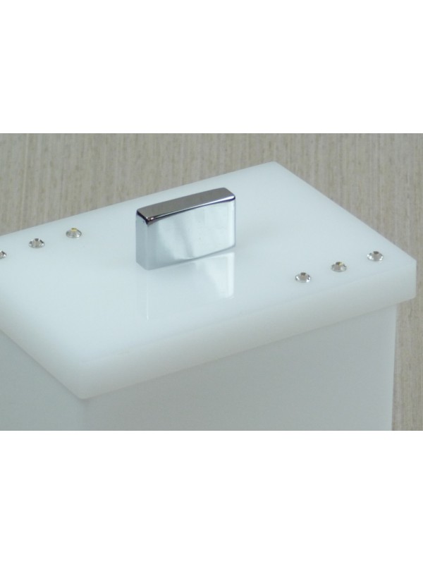 Kit Potes Estilo em Acrílico com Strass - Veja as Cores Disponíveis!