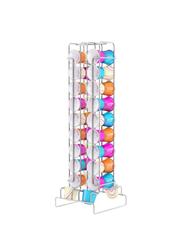 Suporte Cromado Para 40 Capsulas Nespresso Duler 223