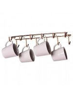 Suporte Porta Xícaras Fixo Cobre 275x30x100mm Jomer 2740