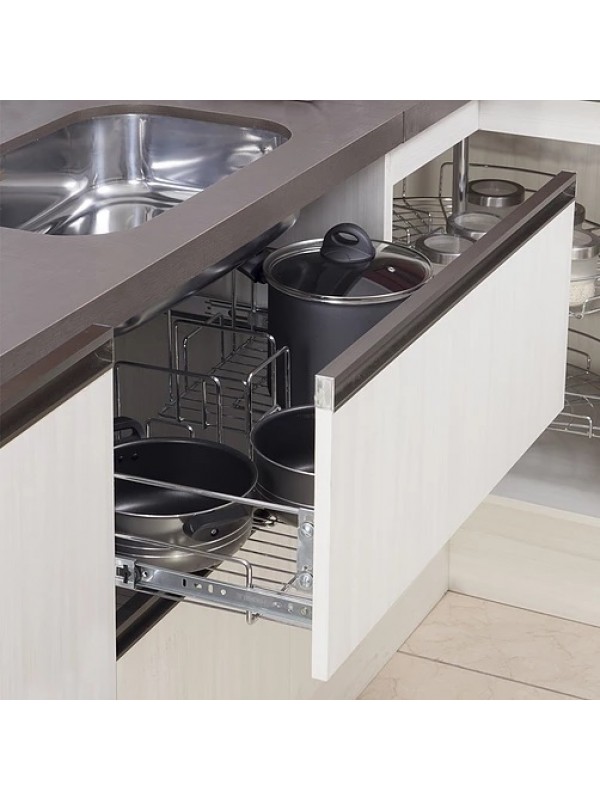 Gaveta Aramada Sifão 77cm Módulo 80cm Cromada Jomer 8460