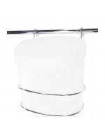 Lixeira 4 Litros Plástica Com Suporte Inox Jomer 3022