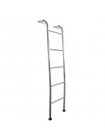 Escada Curva Cromada para Beliche 350x1600x350mm Jomer 8271