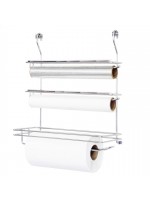 Porta Rolos Triplo Serrilhado Uso Em Tubo Jomer 4261 Cromado