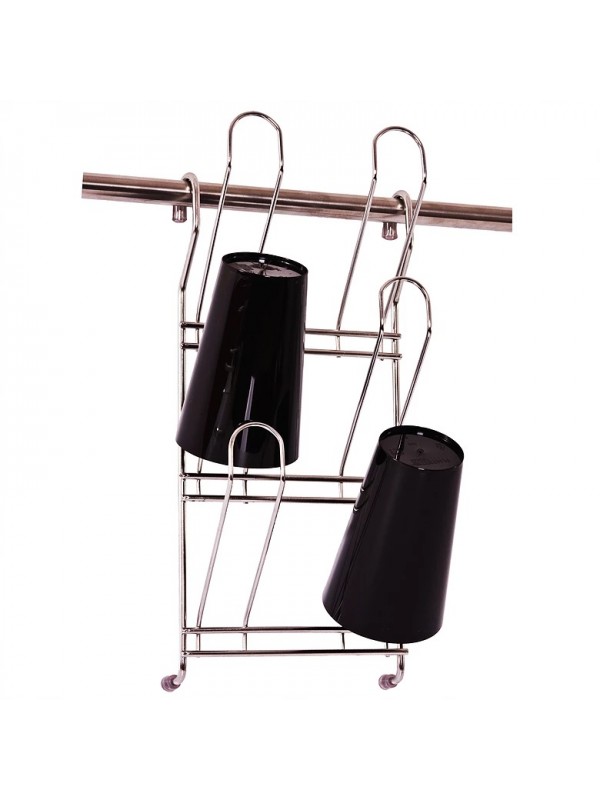 Suporte Para 6 Copos Cromado Escorredor De Copos Jomer 4285