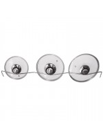 Suporte Organizador Fixo Triplo Tampas De Panela 4307 Jomer