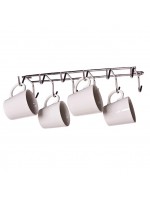 Suporte Porta Xícaras Fixo 275x30x100mm Cromado Jomer 4310 