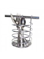 Cesto Porta Talheres Aço Cromado P/ Uso Em Tubo - Jomer 4640