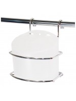 Saleiro Com Suporte Aramado Cromado Uso Em Tubo Jomer 4652