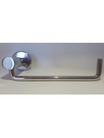 Papeleira Jasmim 3/8 Redonda Inox Polido