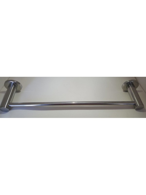 Toalheiro Jasmim Redondo 3/8 Inox Polido 30cm