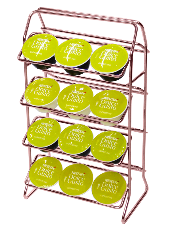 Suporte Porta Cápsulas Dolce Gusto Cobre Due Lati Jomer 2730