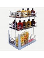 Mini Despensa Tripla Deslizante C/ Bandeja Inox Jomer 8851