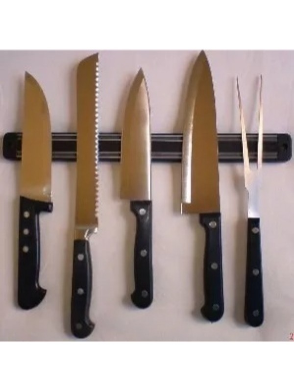 Barra Magnética 33cm com Imã para Facas  Barra Magnética 33cm com Imã para Facas