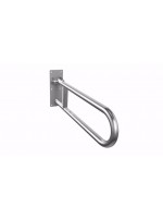 Alça Barra de Apoio Articulada Inox Banheiro Deficiente Idoso 60cm