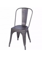 Cadeira Tolix Iron Ferro Aço Or Design 1117 - Bronze