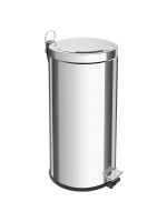 Lixeira Inox Pedal 30 Litros Tramontina com Balde Removível